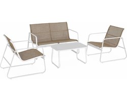 sweeek - Tuinmeubelset, silvi, 4-persoons