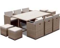 sweeek - Tuinmeubelset, vabo, 6-10 zitplaatsen