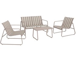 sweeek - Tuinmeubelset voor 4 personen - silvi