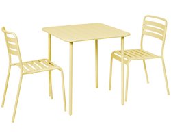 sweeek - Tuintafel en 2 stoelen - amélia
