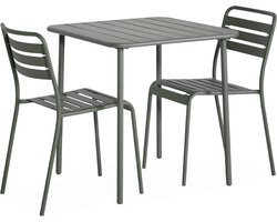 sweeek - Tuintafel en 2 stoelen - amélia
