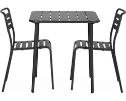 sweeek - Tuintafel en 2 stoelen - amélia