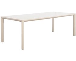 sweeek - Tuintafel sacramento aluminium, 8 plaatsen, 220 x 100 x 75 cm
