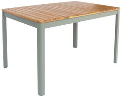 sweeek - Tuintafel senora acacia met ronde hoeken, 6 plaatsen, 120 x 80 x 75 cm