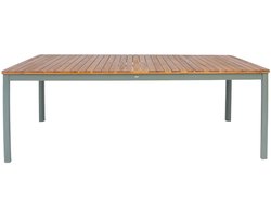 sweeek - Tuintafel senora acacia met ronde hoeken, 8 plaatsen, 200 x 100 x 75 cm