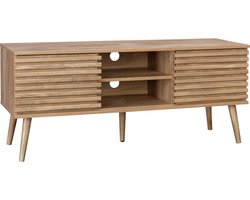 sweeek - Tv-meubel, madere, b120 x d39 x h51,5cm