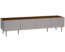 sweeek - Tv-meubel metaal en houtdecor 4 deuren 180cm - ashton