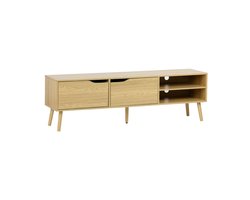 sweeek - Tv-meubel, walnoot, b 160 x d 40 x h 50cm