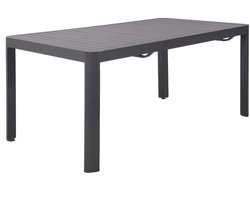 sweeek - Uitschuifbare tuintafel 6-10 plaatsen aluminium 180/240/300 x 100 x 75 cm - lunea