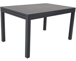 sweeek - Uitschuifbare tuintafel 8 plaatsen aluminium 135/270 x 90 x 75 cm - elora