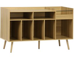 sweeek - Vinyl meubel xl 130cm scandinavisch beukenhout effect - duin