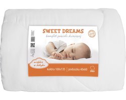 Sweet Dreams BABY dekbed + kussen - 100 x 135 cm / 40 x 60 cm - Polyester