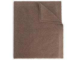 Sweet Petit Mini wiegdeken - bedtextiel - Mid Brown Melange
