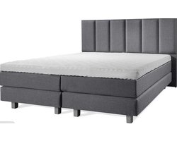 Sweet Sleep Boxspring Luxe - Verticaal Hoofdbord - 200x200 - Antraciet