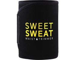 Sweet Sweat Waist Trimmer - Waist Trainer - Afslankband - Waist Shaper - Sauna Belt Geel | Size: XXL