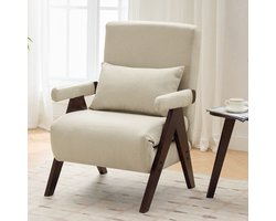 Sweiko Relaxfauteuil - Slaapfunctie - Slaapbank - Opklapbare stoel - Walnoot