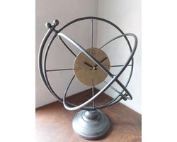 Swiet Home - Tafelklok in beweegbaar frame - Klok van metaal - 33x33x40 cm