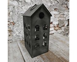 Swiet Home Woon Decoratie Zago Huis Metaal 17x14x33 cm