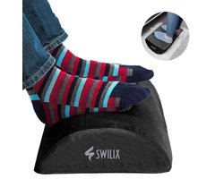 SWILIX ®  Ergonomisch Voetensteun - Kunststof - Zwart