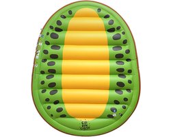 Swim Essentials - Luchtbed - fruitvorm - 150 x 120 cm - Groen