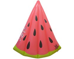 Swim Essentials - Luchtbed - fruitvorm - 150 x 120 cm - Rood/Groen