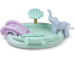 Swim Essentials | Meerkleurig Dieren Zwembad Ø 100 cm