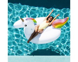 Swim Essentials | Witte Dier Opblaas Eenhoorn XXL