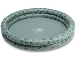 Swim Essentials - Zwembad - Ø100 cm - Groen - Luipaardprint - kind
