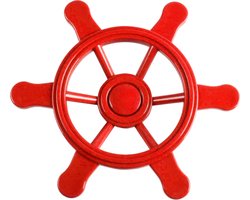 Swing King Piratenstuurwiel Voor Speelhuisje 34 Cm Rood