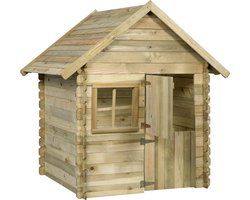 Swing King speelhuis Louise deLuxe 124x150x160 cm - Geïmpregneerd FSC hout