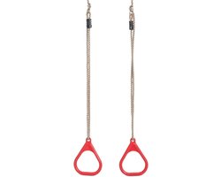 Swing King turnringen  kunststof - rood