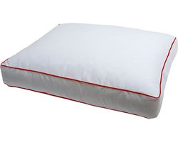Swiss Boxkussen - Hoofdkussen - Anti allergisch - 100 % Katoen 60 x 50 x 10 cm -1 Stuks-Slaap Kussen