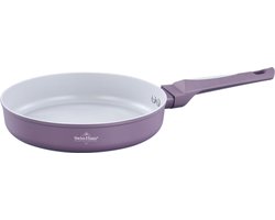 Swiss Haus® LFP24T Koekenpan Inductie - Ø 24 cm - PFAS Vrij Bakpan - Pan Met Sapphire™ Anti-aanbak - Koekenpannen Voor Alle Warmtebronnen - Paars