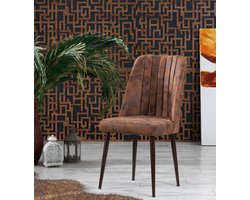 Swiss Homes® | Velvet Eetkamerstoelen Beige / Zwart - Set van 4 | Beige / Zwart - Fluweel - Velvet stoel - Eetkamerstoel - Kuipstoel - Woonkamerstoelen