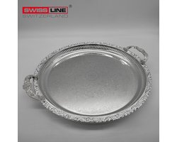 Swiss Line Switzerland - Dienblad - Plateau - Zilver - Oosterse stijl