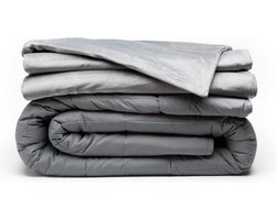 Swiss Night - Verzwaringsdeken + Velvet Hoes - 7kg - 150x200 cm - Antraciet