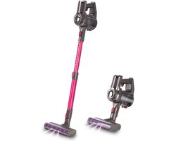 Swiss Pro+ snoerloze steelstofzuiger V12 - Dyson look steelstofzuiger- steelstofzuigers steelstofzuiger draadloos met kruimelzuiger turbo stand led verlichting in mondstuk sterke zuigkracht draadloos zonder zak 4 in 1!