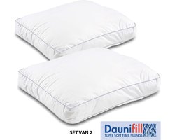 Swissation Trends Medische - Box Kussen - 50x60x10 cm - Wit (set van 2)