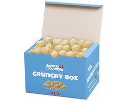 SwissCowers Cheese Crunchies Crunchy Box® - 480 gram - Hondensnacks - Kaas Snack - Hypoallergeen - Lactosevrij - Glutenvrij - Met Probiotica - Kaas Crunchies