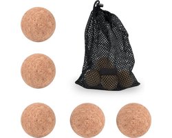 Syllio Tafelvoetbal Balletjes Kurk - 5 stuks - 36mm Tafelvoetbal bal - Voetbaltafel - Tafelvoetbalspel