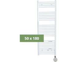 SYLRO® RIGA - ELEKTRISCHE BADKAMER RADIATOR - RECHT - WIFI - 50 x 180cm - WIT