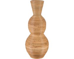 SYMI - Decoratieve vaas - Naturel - Rotan