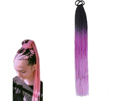 Synthetic Twist Vlecht Haar Extensions voor Pruik - Perfect voor Barbecues en Feestjes voor Jongens