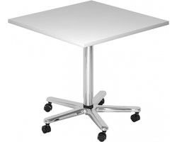 Systeem conferentietafel BISTRO 88Q C Grijs / Chroom