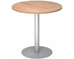 Systeem conferentietafel BISTRO F80R S Walnoot / Zilver