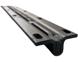 T profiel - Staal - Tafel versteviging - Voorkomt kromtrekken - Zwart