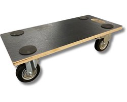 T4ALL Meubelroller met Rem 400 kg – Transportroller 58x30 cm – Hondje / Trolley - Voor Verhuizen, Koelkasten, Wasmachines en Machines