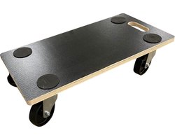 T4all Transporthulp - Meubelroller - Hondje / trolley - 58x30cm - 300kg draagkracht