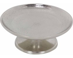 Taartbord Bologna M zilver