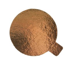 Taartkarton Goud/Zwart met lip Ø6cm 25st.